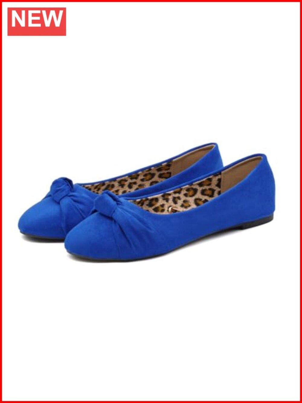 Epic Step Women's Ballet Flats Slip-On Faux Suede Round Toe